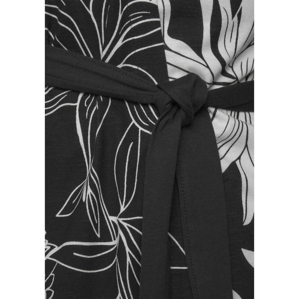 LASCANA Kimono, mit floralem Druck