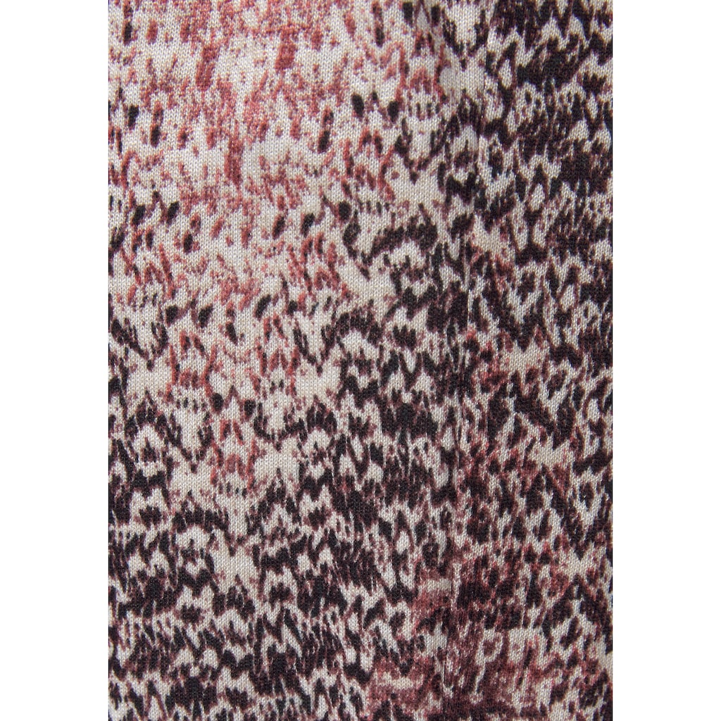 LASCANA Jerseyhose, mit Alloverprint und Taschen, Stretchbund, Strandhose